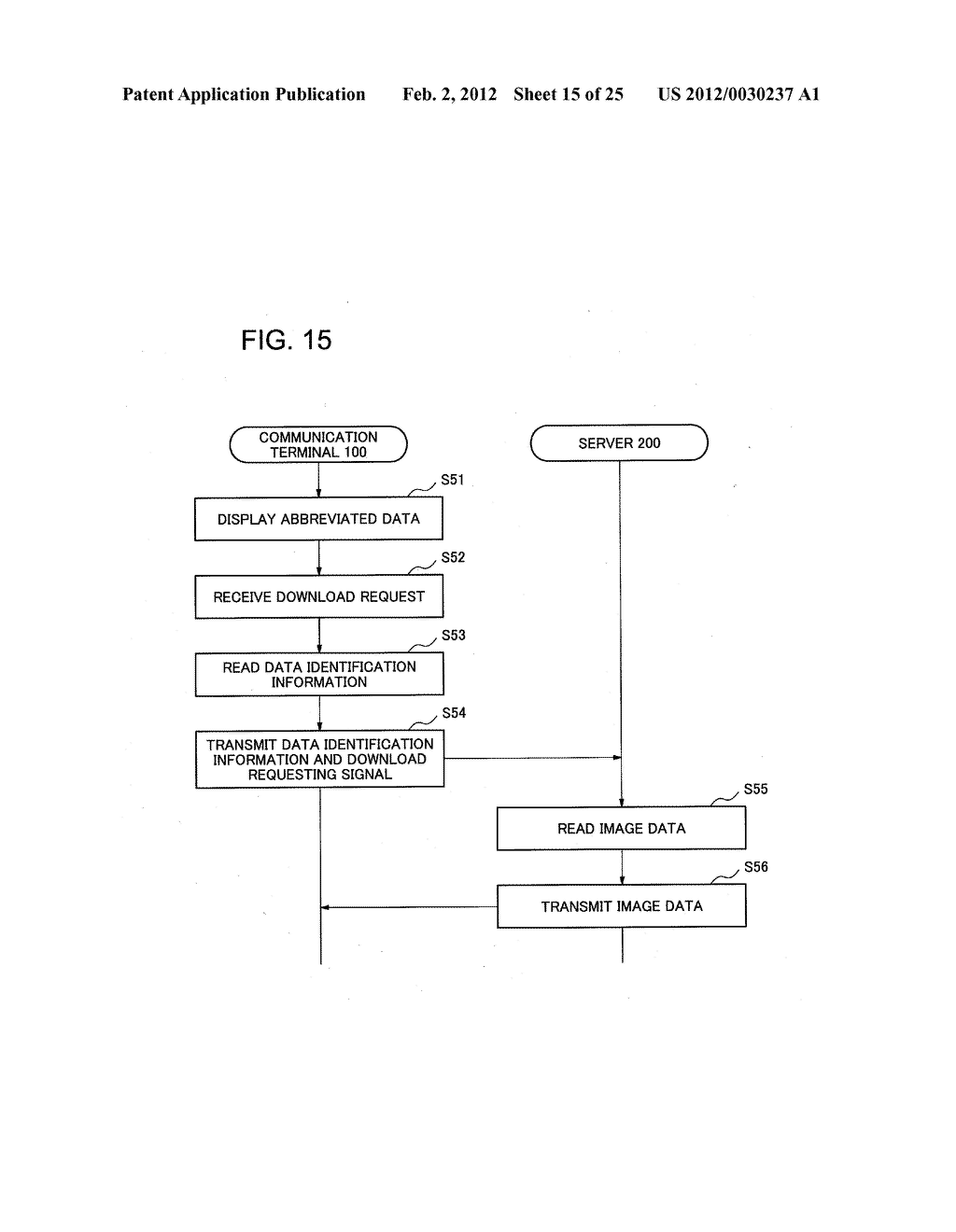 COMMUNICATION SYSTEM, COMMUNICATION TERMINAL, SERVER, DATA STORING METHOD     AND RECORDING MEDIUM - diagram, schematic, and image 16