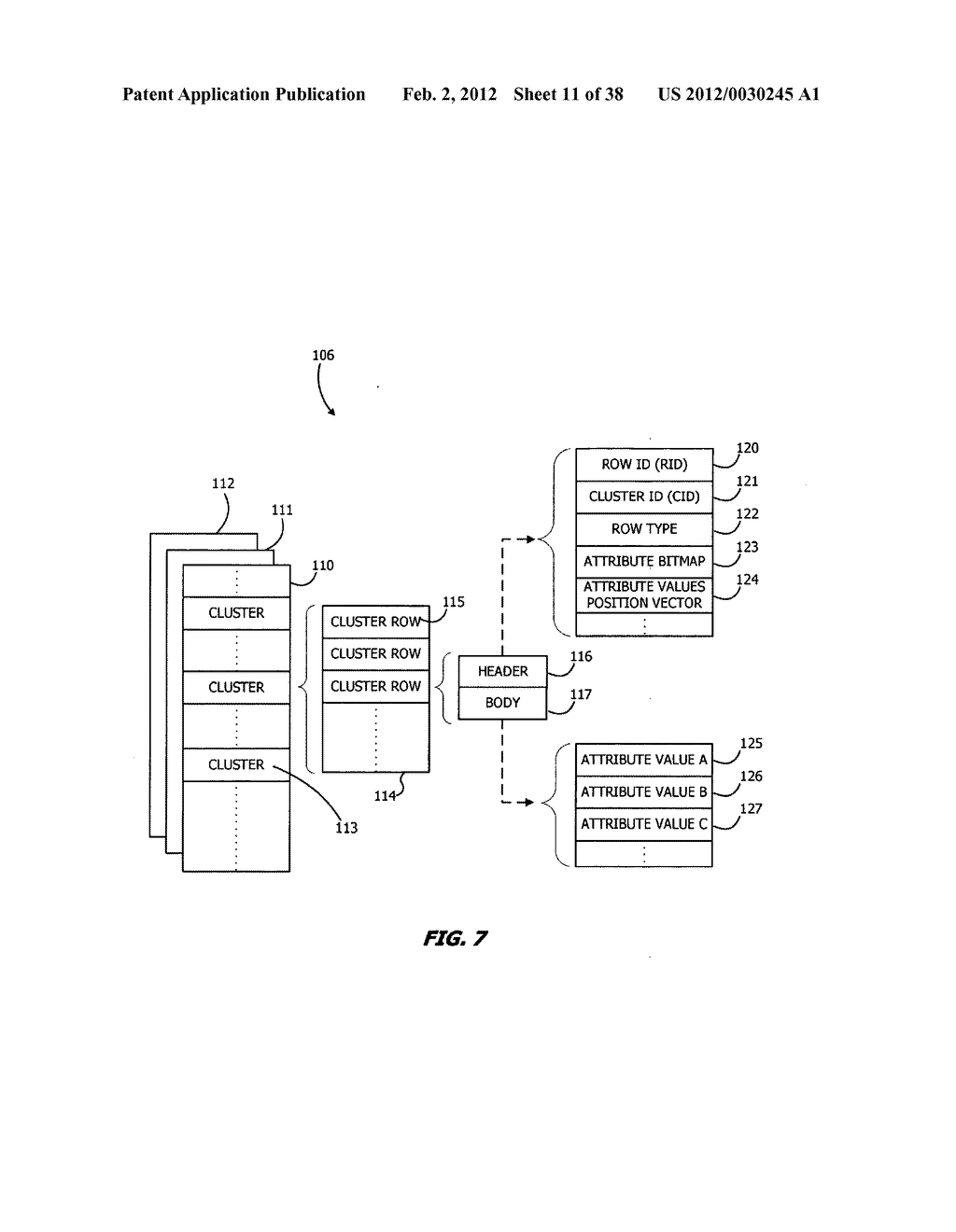 Multiple dimensioned database architecture supporting table groups - diagram, schematic, and image 12