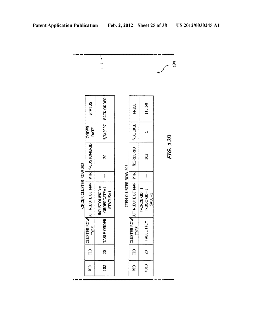 Multiple dimensioned database architecture supporting table groups - diagram, schematic, and image 26