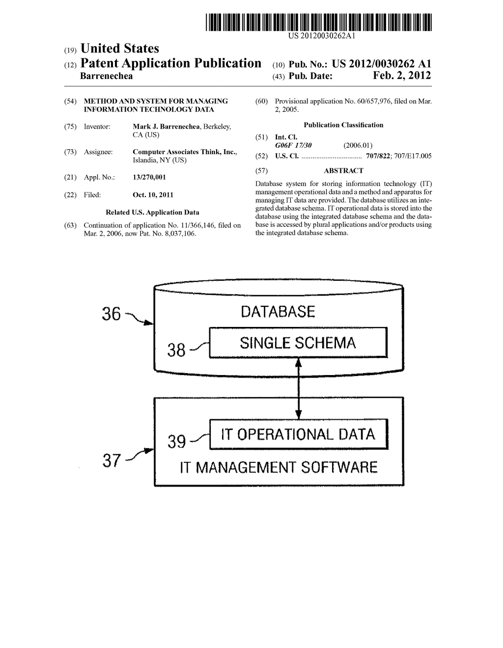 Method and System for Managing Information Technology Data - diagram, schematic, and image 01