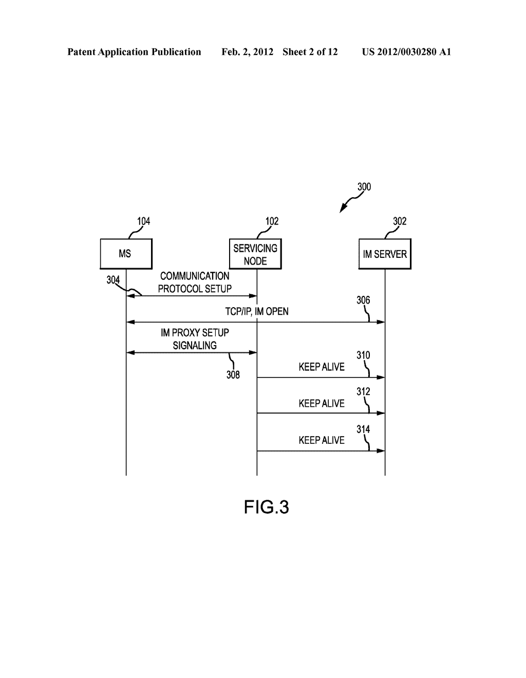 APPARATUS AND METHOD FOR REDUCING FREQUENT SERVER MESSAGES - diagram, schematic, and image 03