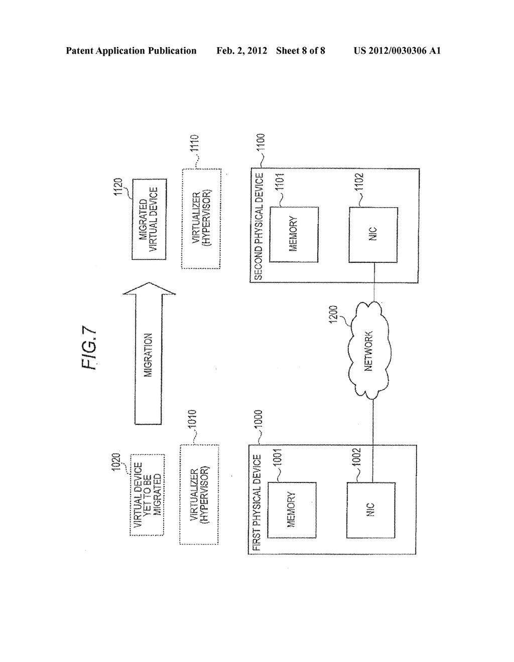 RAPID MOVEMENT SYSTEM FOR VIRTUAL DEVICES IN A COMPUTING SYSTEM,     MANAGEMENT DEVICE, AND METHOD AND PROGRAM THEREFOR - diagram, schematic, and image 09