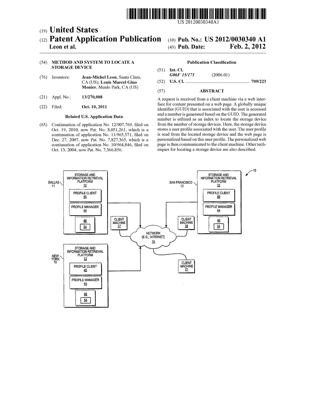 METHOD AND SYSTEM TO LOCATE A STORAGE DEVICE - diagram, schematic, and image 01