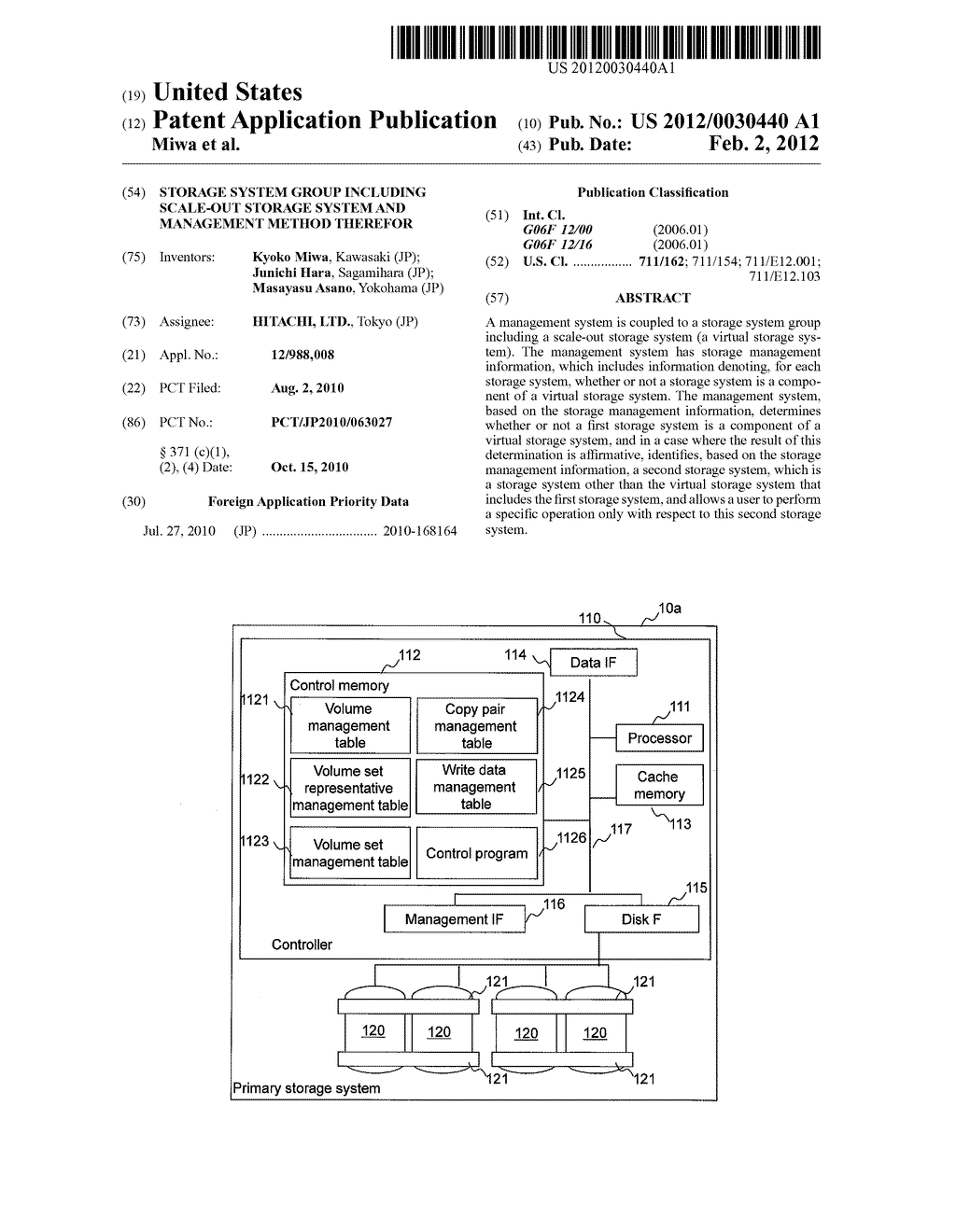 STORAGE SYSTEM GROUP INCLUDING SCALE-OUT STORAGE SYSTEM AND MANAGEMENT     METHOD THEREFOR - diagram, schematic, and image 01