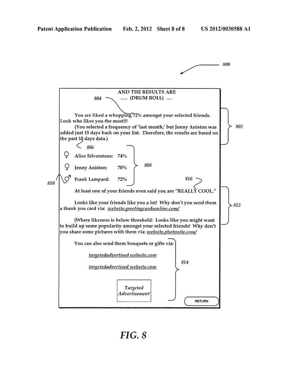 PROVIDING SOCIAL LIKENESS WITHIN A MESSAGING CONTEXT - diagram, schematic, and image 09