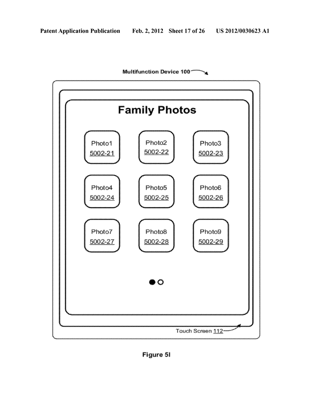 Device, Method, and Graphical User Interface for Activating an Item in a     Folder - diagram, schematic, and image 18