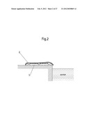 SAFETY LEDGE FOR SWIMMING POOLS, WATER AND RECREATION AREAS diagram and image