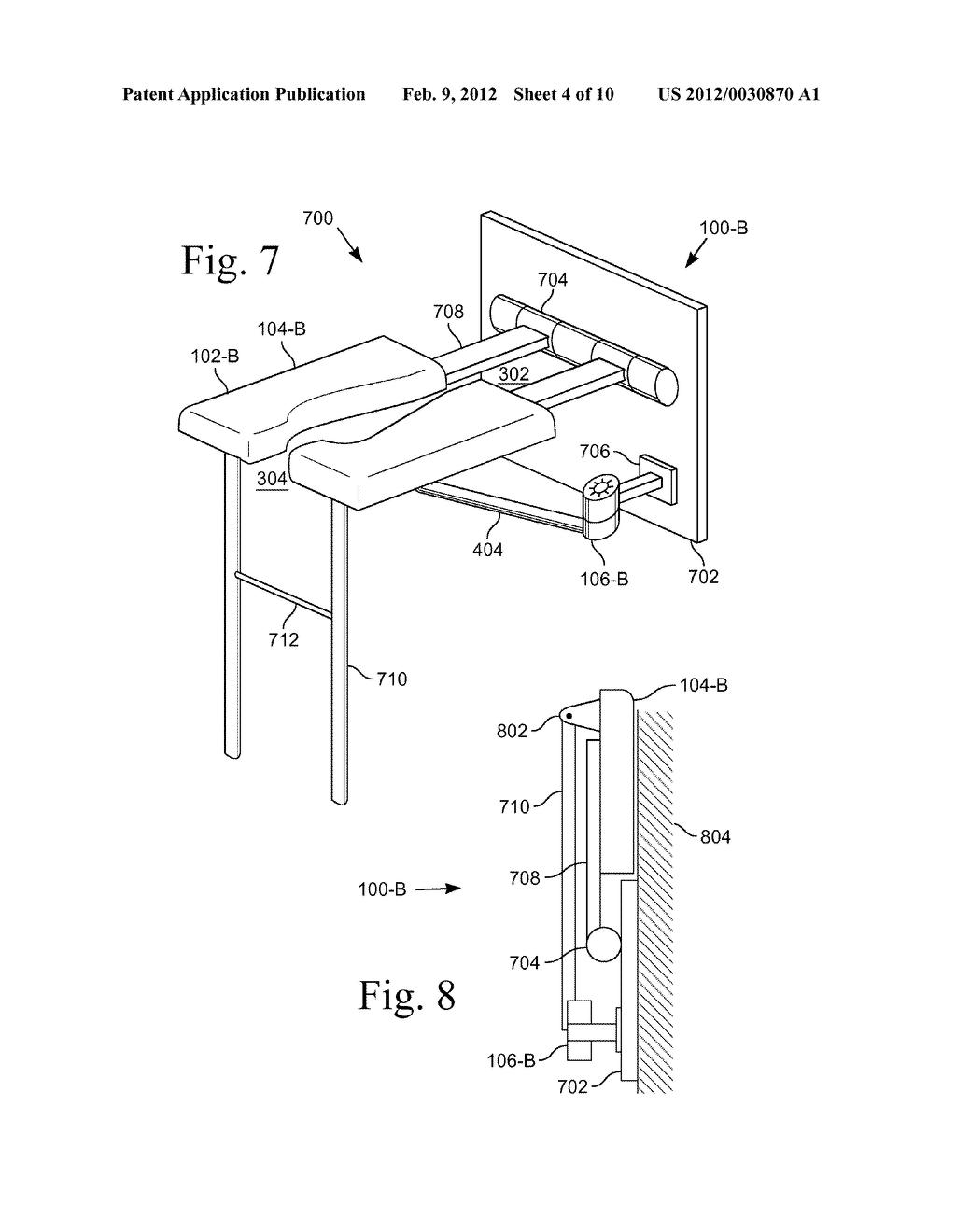 Full perineal wash system with removable seat - diagram, schematic, and image 05