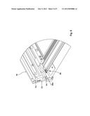 Device for an extendable reception of a ramp diagram and image