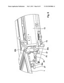 Device for an extendable reception of a ramp diagram and image