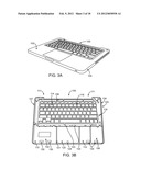 PORTABLE COMPUTER UNIFIED TOP CASE diagram and image