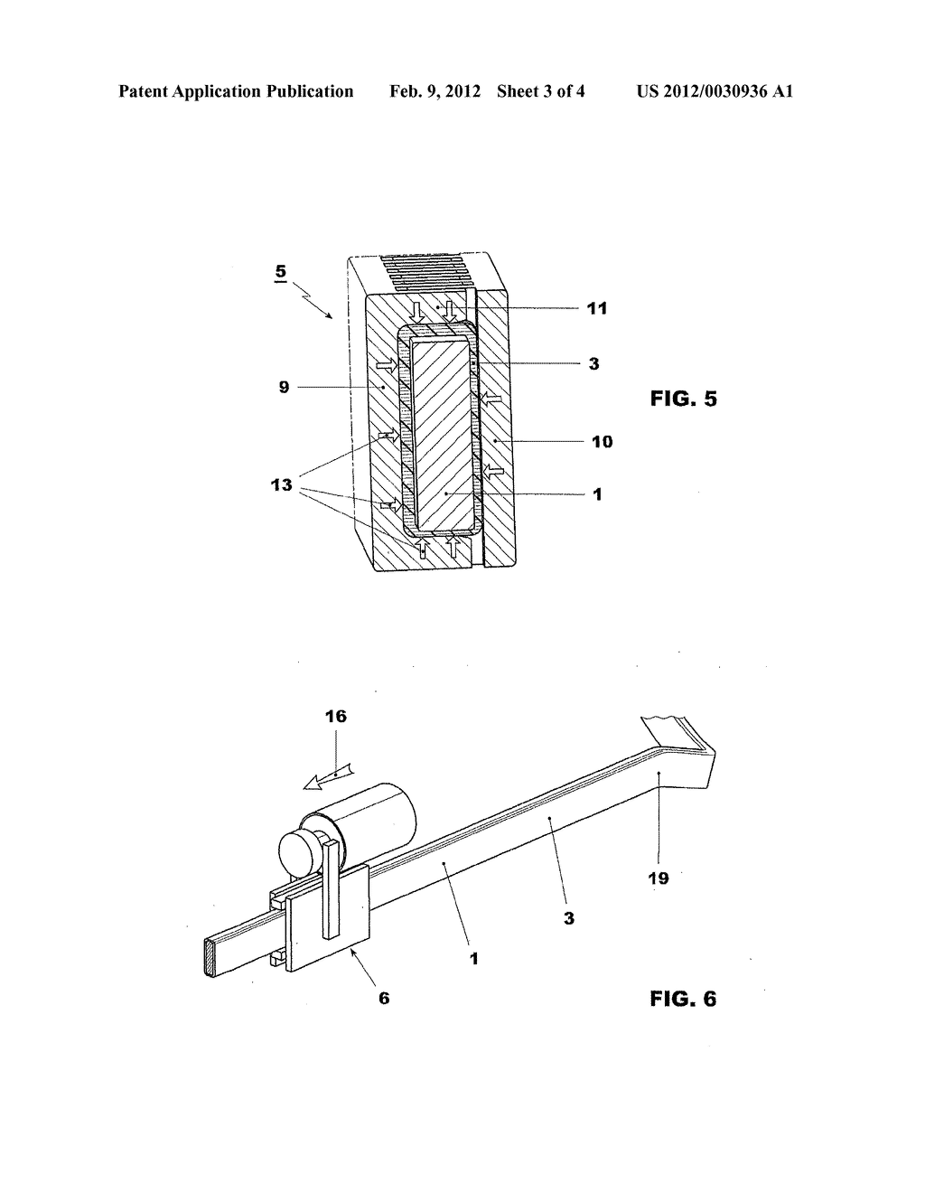 METHOD FOR PRODUCTION OF A CONDUCTOR BAR FOR THE STATOR OF AN ELECTRICAL     MACHINE, IN PARTICULAR OF A GENERATOR, AND AN APPARATUS FOR PRODUCTION OF     A CONDUCTOR BAR - diagram, schematic, and image 04