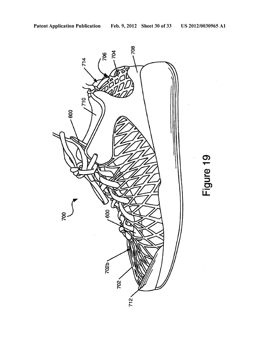 Article of Footwear Having an Upper with a Matrix Layer - diagram, schematic, and image 31