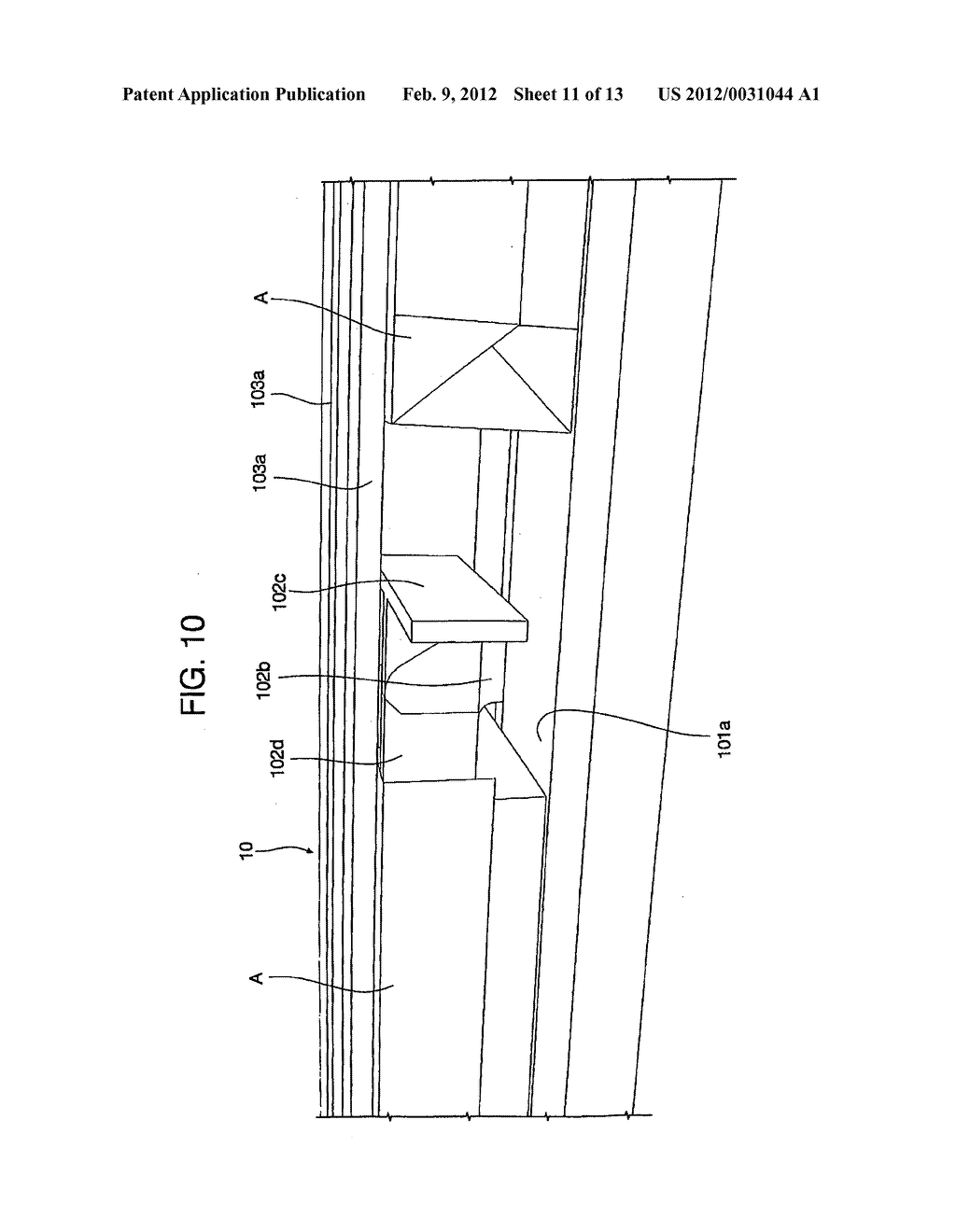 DEVICE FOR PACKAGING A PRODUCT IN AN ENVELOPE - diagram, schematic, and image 12