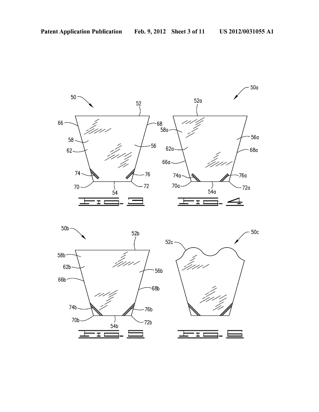 PACKAGING CONTAINERS HAVING CONFORMATION INDUCTION MEMBERS AND METHODS OF     MAKING AND USING SAME - diagram, schematic, and image 04