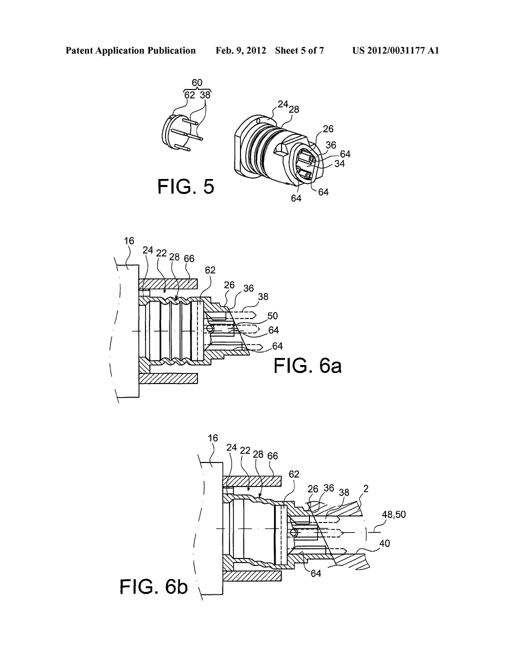 SEALING HEAD FOR AN INSTALLATION FOR FLUID TESTS ON AN AIRCRAFT TURBINE     ENGINE PART - diagram, schematic, and image 06