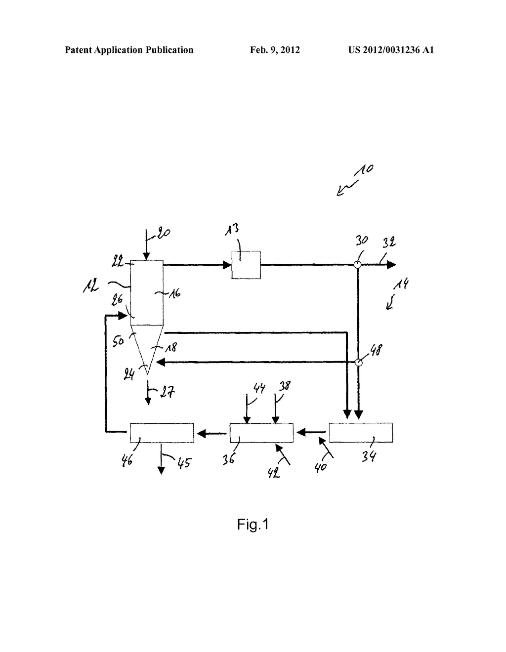 METHOD AND INSTALLATION FOR PRODUCING DIRECT REDUCED IRON - diagram, schematic, and image 02