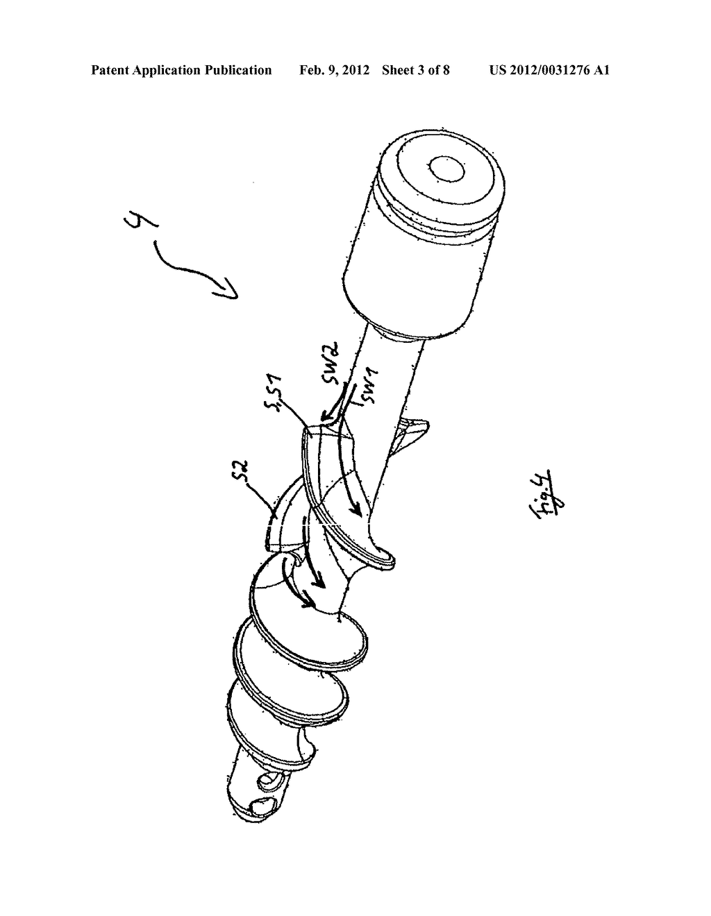 Hollow Body Comprising an Integrated Oil Separator Unit - diagram, schematic, and image 04