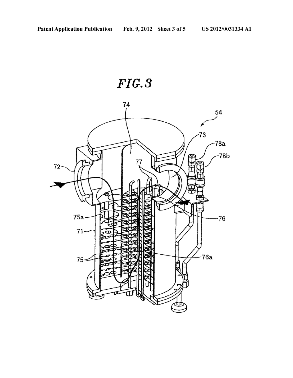 GAS EXHAUST SYSTEM OF FILM-FORMING APPARATUS, FILM-FORMING APPARATUS, AND     METHOD FOR PROCESSING EXHAUST GAS - diagram, schematic, and image 04