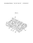 ROLLERIZED CRANKTRAIN BEDPLATE, RECIPROCATING ENGINE EMBODYING SAME AND     ENGINE FURTHER INCLUDING ROLLERIZED CRANKTRAIN diagram and image