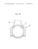 CYLINDER BORE WALL OIL SQUIRTER, RECIPROCATING ENGINE EMBODYING SAME AND     WHERE THE ENGINE FURTHER EMBODIES A ROLLERIZED CRANKTRAIN diagram and image