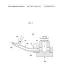 CYLINDER BORE WALL OIL SQUIRTER, RECIPROCATING ENGINE EMBODYING SAME AND     WHERE THE ENGINE FURTHER EMBODIES A ROLLERIZED CRANKTRAIN diagram and image