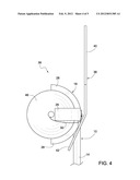 BALL THROWING DEVICE AND DISPLAY PACKAGE THEREFOR diagram and image