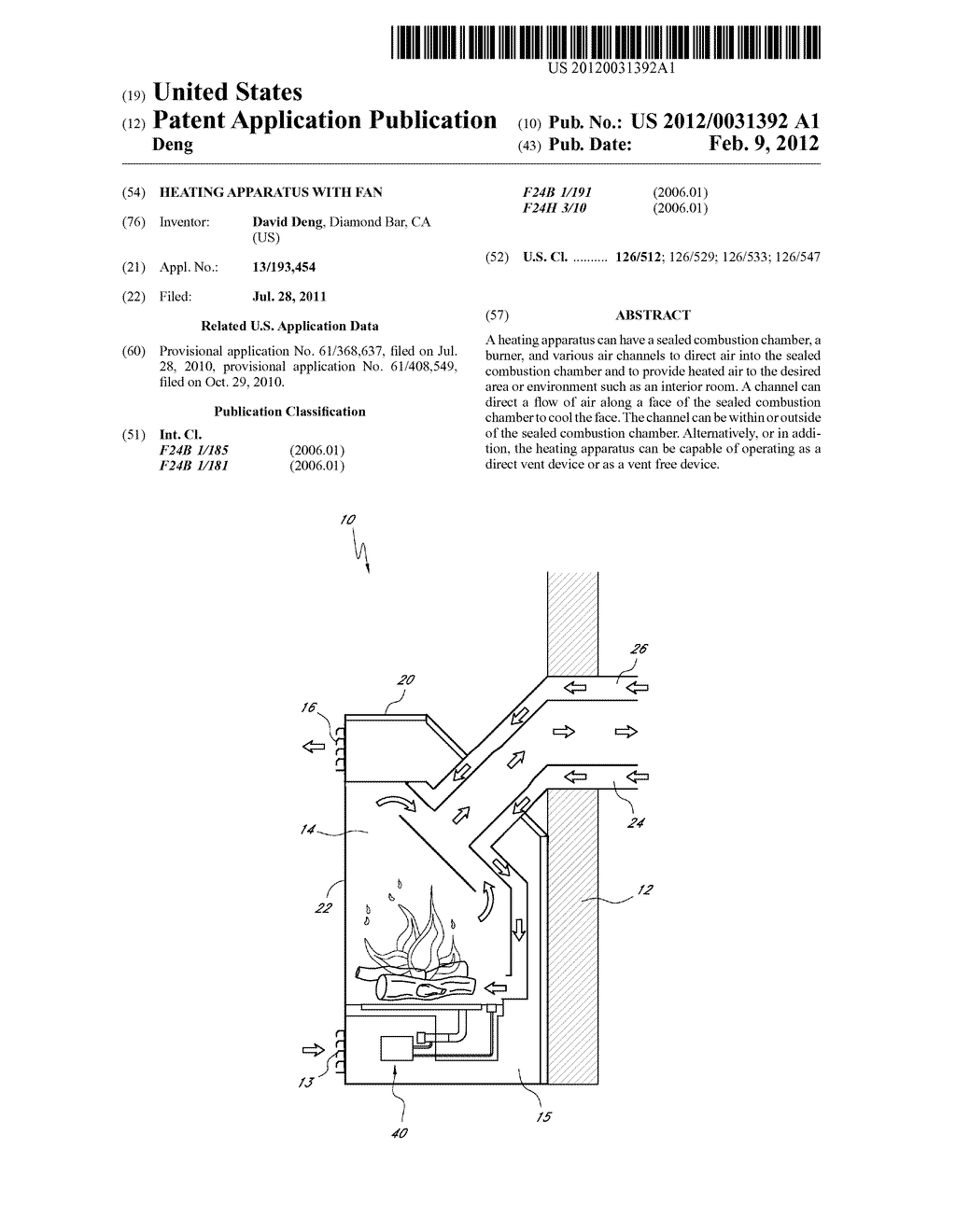 HEATING APPARATUS WITH FAN - diagram, schematic, and image 01