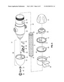 Transverse Mounted In-Line Shower Filter diagram and image