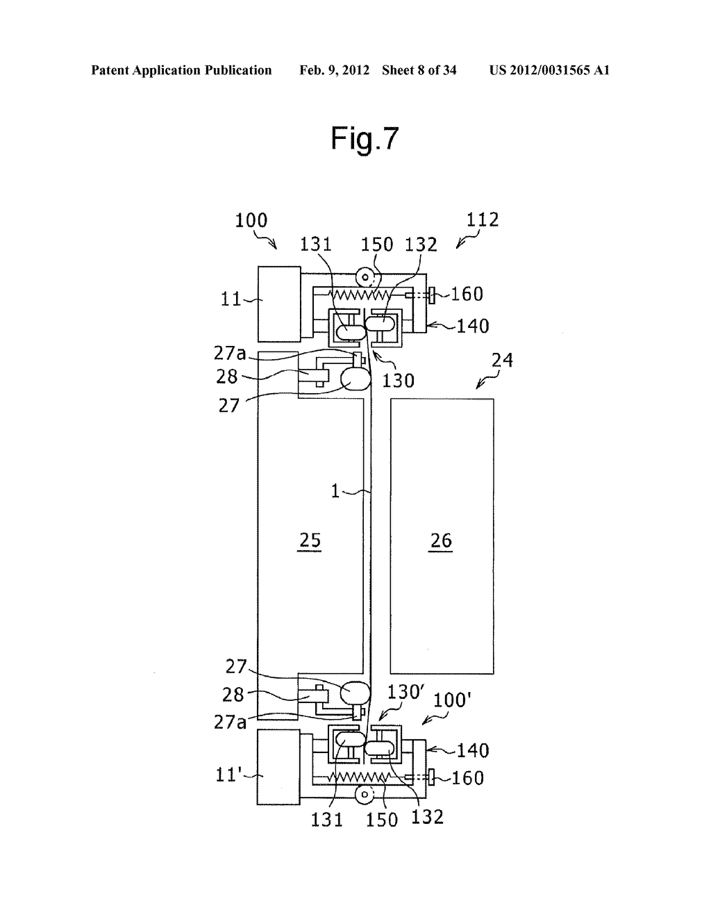 FLEXIBLE SUBSTRATE POSITION CONTROL DEVICE - diagram, schematic, and image 09