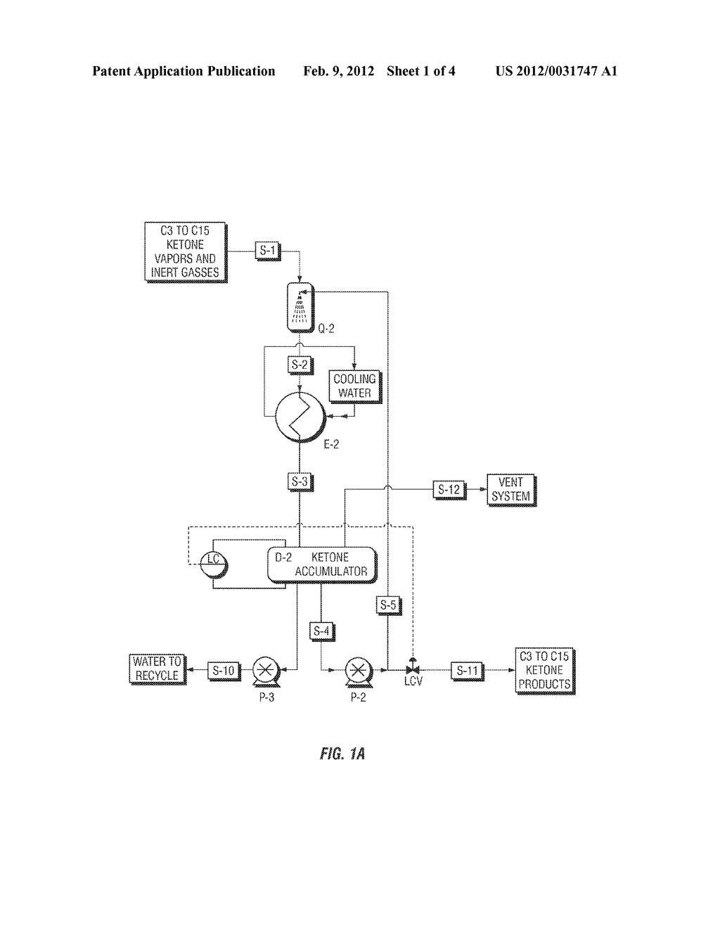 PROCESS AND SYSTEM FOR SEPARATING HEAVY AND LIGHT COMPONENTS CONTAINED IN     A VAPOR MIXTURE - diagram, schematic, and image 02