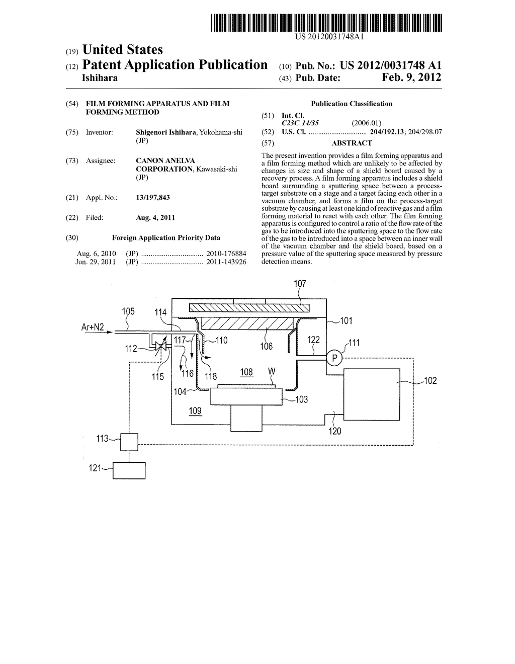 FILM FORMING APPARATUS AND FILM FORMING METHOD - diagram, schematic, and image 01