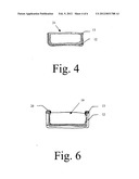 ONE PIECE CO-FORMED EXTERIOR HARD SHELL CASE WITH AN ELASTOMERIC LINER FOR     MOBILE ELECTRONIC DEVICES diagram and image