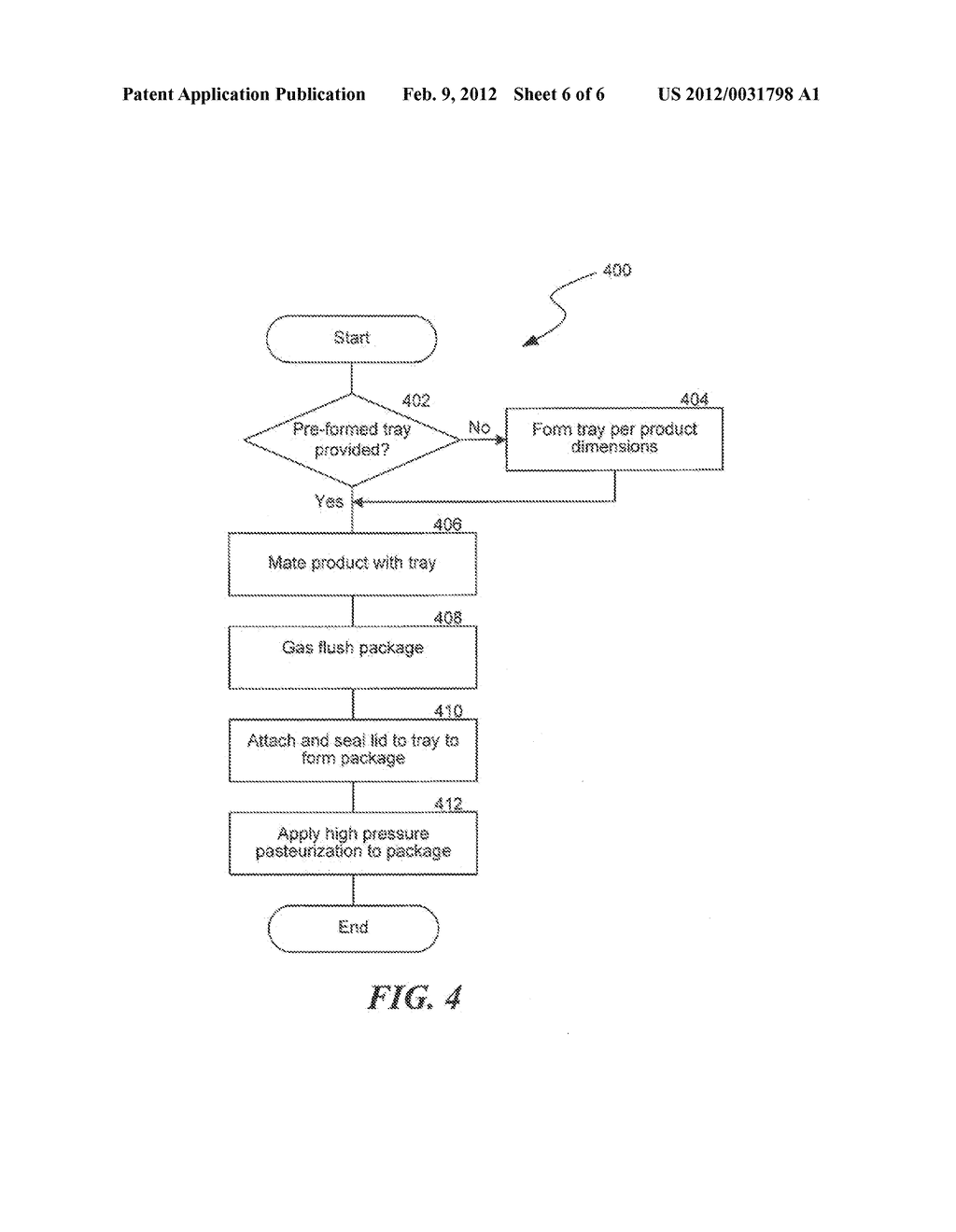 GAS FLUSH HIGH PRESSURE PASTEURIZATION PACKAGING AND ASSOCIATED METHODS - diagram, schematic, and image 07