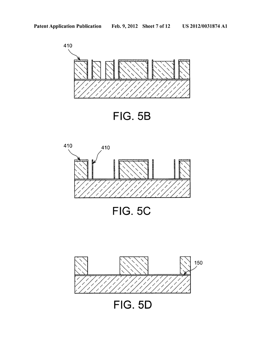 METHOD FOR MAKING A CAVITY IN THE THICKNESS OF A SUBSTRATE WHICH MAY FORM     A SITE FOR RECEIVING A COMPONENT - diagram, schematic, and image 08