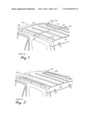 ROOF RACK ASSEMBLY WITH INTEGRATED LIGHTING diagram and image