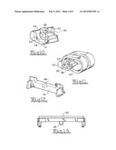 RAILWAY CLIP INSULATOR WITH TWO STABLE POSITIONS FOR STANDBY, PARKED OR     PRELOADED POSITION AND INSTALLED, LOADED OR FINAL POSITION diagram and image