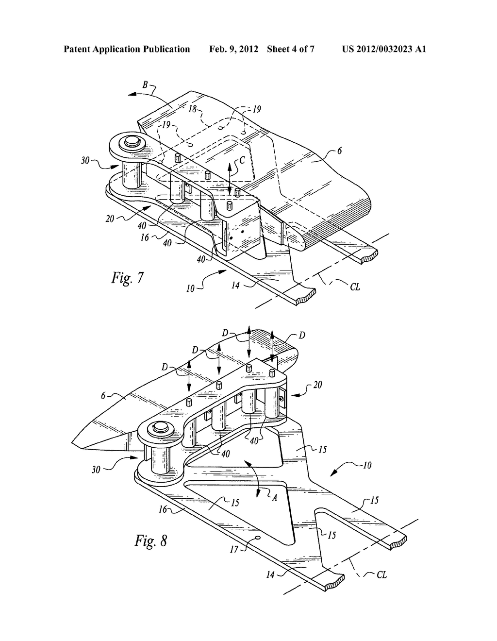 Flying vehicle retractable wing hinge and truss - diagram, schematic, and image 05