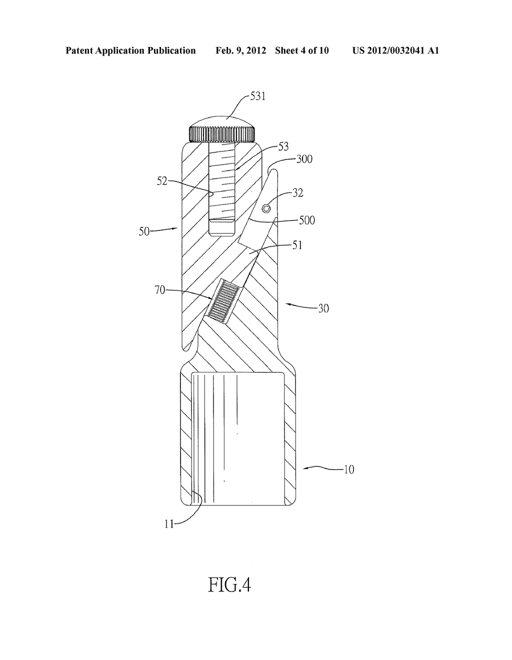 SUPPORTING BRACKET WITH POSITIONING COLUMN AND TELESCOPIC POST WITH     POSITIONING COLUMN - diagram, schematic, and image 05