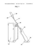 Vertical support system for musical instruments diagram and image