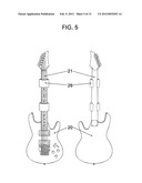 Vertical support system for musical instruments diagram and image