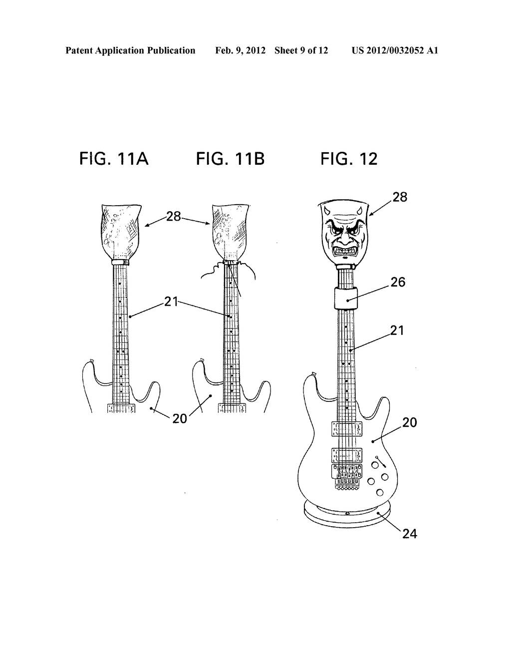 Vertical support system for musical instruments - diagram, schematic, and image 10