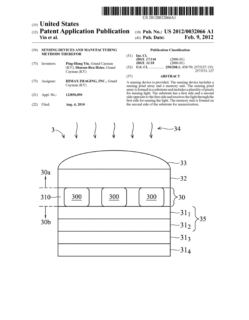 Sensing Devices and Manufacturing Methods Therefor - diagram, schematic, and image 01