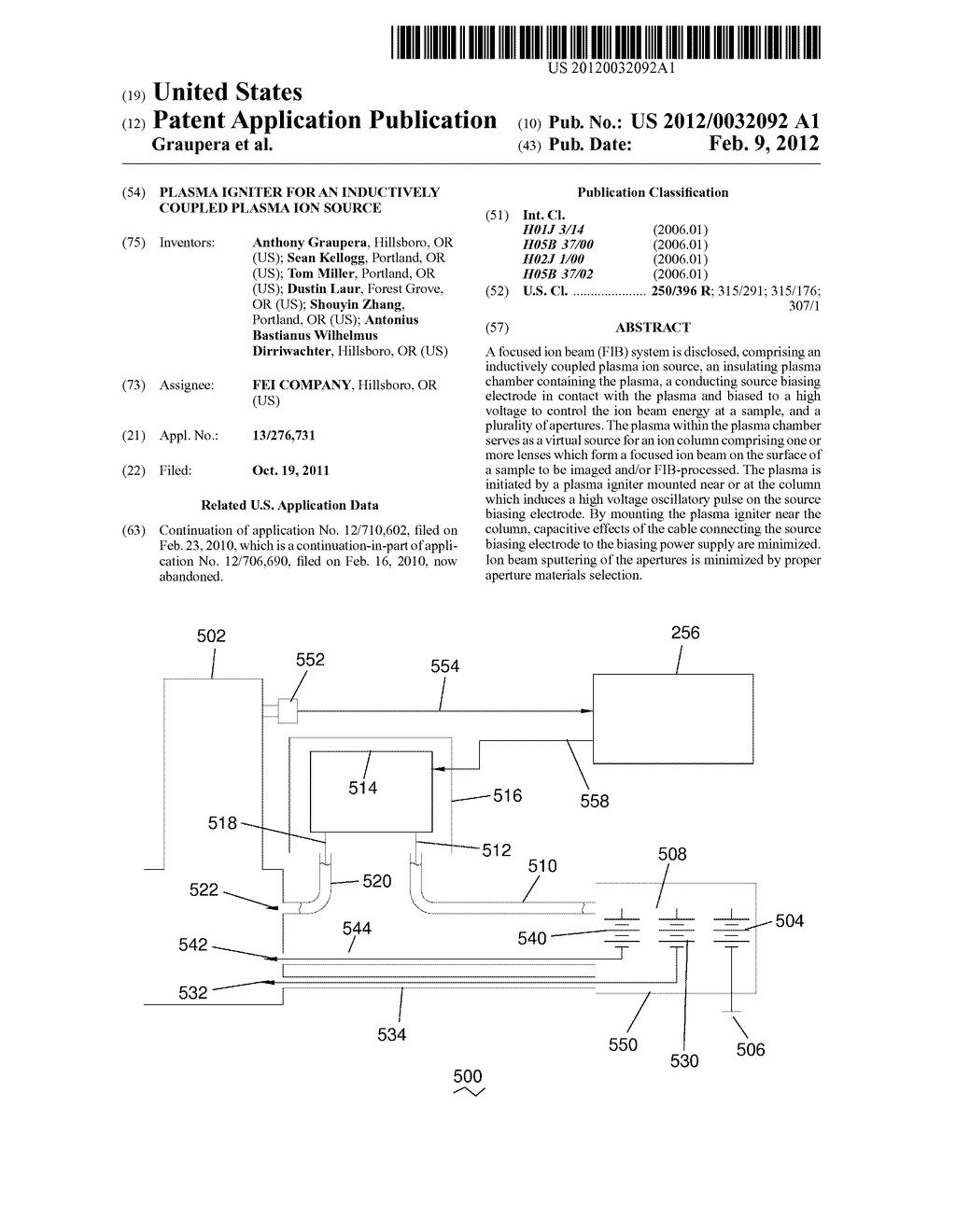 Plasma Igniter for an Inductively Coupled Plasma Ion Source - diagram, schematic, and image 01