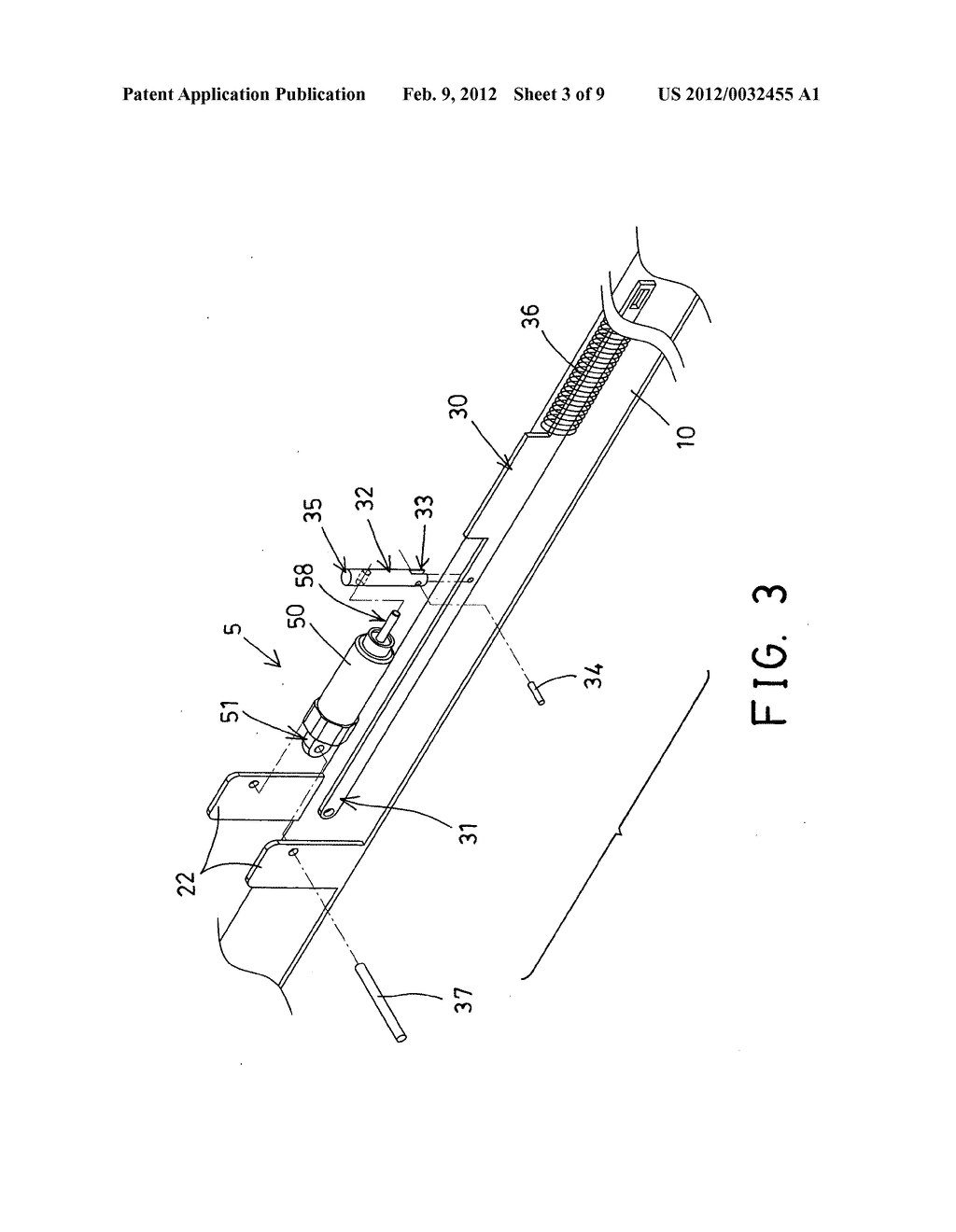 Press bar mechanism - diagram, schematic, and image 04