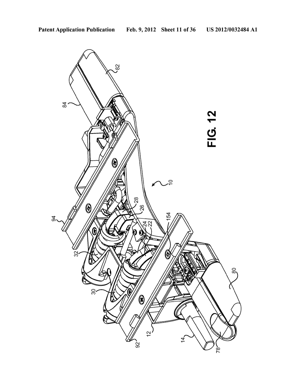 Mobile Task Chair and Mobile Task Chair Control Mechanism with Adjustment     Capabilities and Visual Setting Indicators - diagram, schematic, and image 12