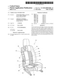 VEHICLE SEAT CONSTRUCTION diagram and image