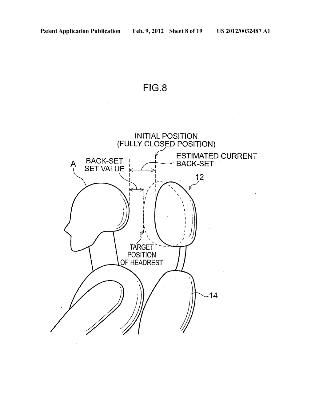 HEADREST DEVICE, METHOD OF ADJUSTING HEADREST POSITIION, AND VEHICLE SEAT - diagram, schematic, and image 09