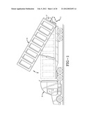 CENTER DOOR ASSEMBLY FOR DUMP BED AND METHOD OF REMOVING RETRACTABLE DOOR     THEREIN diagram and image