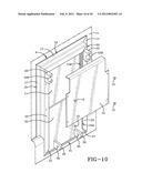 CENTER DOOR ASSEMBLY FOR DUMP BED AND METHOD OF REMOVING RETRACTABLE DOOR     THEREIN diagram and image